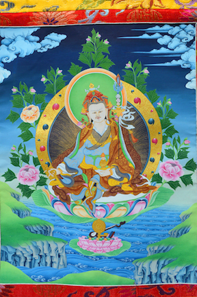 Guru Rinpoche on the Lake (Downloadable Photo) - Click Image to Close